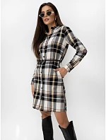 Šaty D71720W30374A2EN, černé a béžové