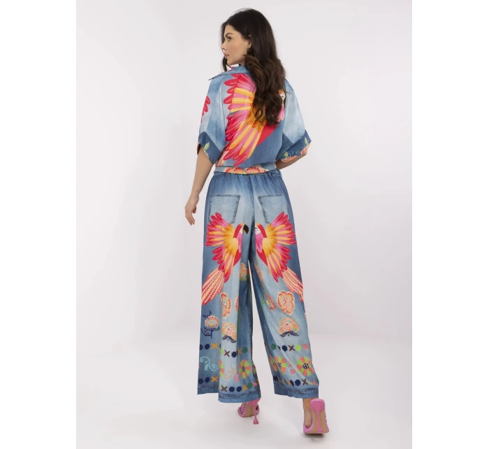 Kalhoty DHJ SP 19183 6.79 modrá Kalhoty DHJ SP 19183 6.79 modrá