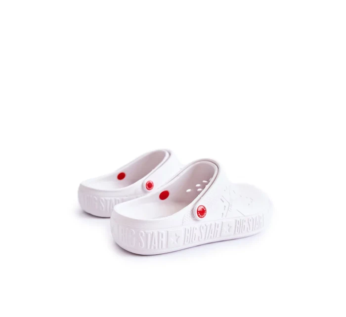 Pánské lehké pantofle Kroks Big Star II175003 Bílé Pánské lehké pantofle Kroks Big Star II175003 Bílé