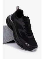 Pánské sportovní boty na platformě Big Star – černé Pánské sportovní boty na platformě Big Star – černé
