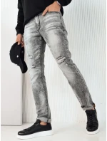 Pánské džínové kalhoty šedé FashionStreet UX4133