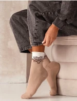 Milena Unique Snowflake ponožky 0071-007 Poloviční froté 35-41 Milena Unique Snowflake ponožky 0071-007 Poloviční froté 35-41