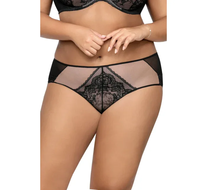 Dámské brazilky model 19366474 Venus black - Ava Dámské brazilky model 19366474 Venus black - Ava