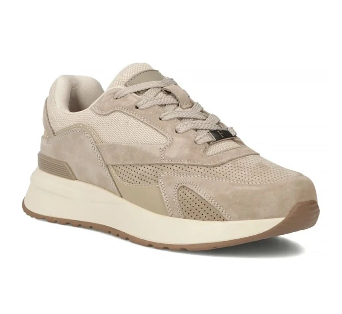 Filippo béžové semišové kožené polobotky DP7728/26