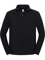 Iconic Premium Zip Neck Sweat Těžká mikina s 1/4 zipem model 22459605 black - Fruit of the Loom
