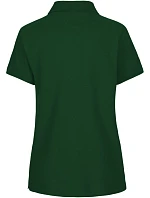 O Dámské piqué polo z bio bavlny bottle green model 22503817 - Neutral O Dámské piqué polo z bio bavlny bottle green model 22503817 - Neutral
