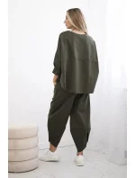 Souprava Punto Milano Winter tepláky + kalhot khaki Souprava Punto Milano Winter tepláky + kalhot khaki