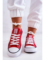 Dámské klasické tenisky model 21577962 červená - Cross Jeans