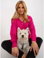 Dámský kardigan LC SW model 18140305 fuchsiová - FPrice