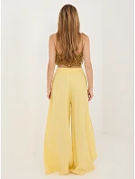 MI kalhoty SP 2563.02 světle žlutá MI kalhoty SP 2563.02 světle žlutá
