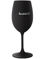 ...KONEČNĚ - černá sklenice na víno 350 ml ...KONEČNĚ - černá sklenice na víno 350 ml