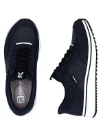 Dámské vysoké boty model 21948533 v tmavě modré barvě - Rieker