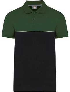 WK WK 210 Pracovní piqué polo 20.W210 black/forest green