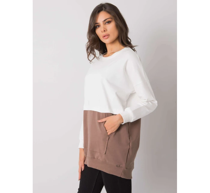 Halenka RV BL 7197.89P bílo-hnědá