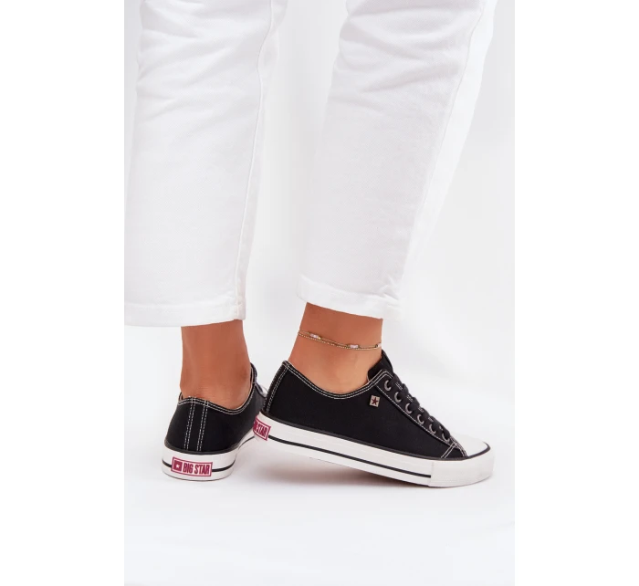 Dámské nízké tenisky Big Star – černé Dámské nízké tenisky Big Star – černé