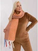 Dámský šál AT SZ model 22007724 Oranžová s modrou mix - FPrice Dámský šál AT SZ model 22007724 Oranžová s modrou mix - FPrice