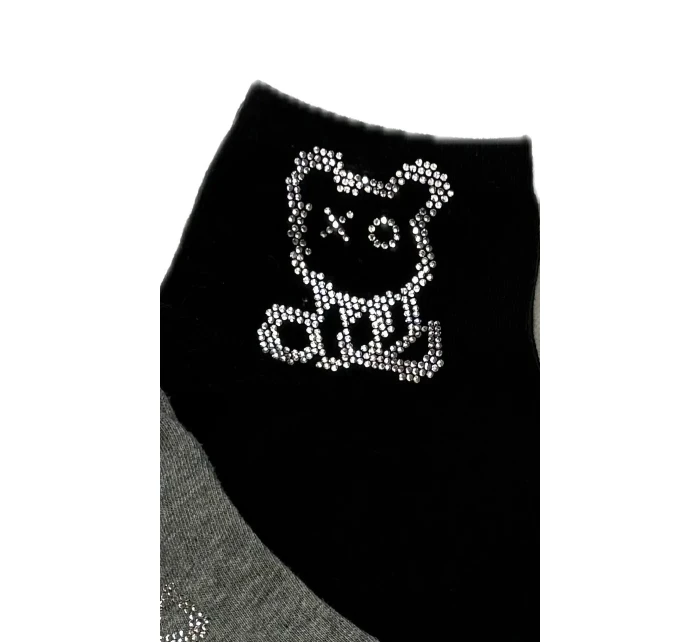 Ponožky WiK Butterfly 024 Sequins Cotton 04 35-42