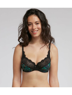 Krajková podprsenka s kosticí PLAYTEX FLOWER ELEGANCE UNDERWIRED BRA - PLAYTEX - černá