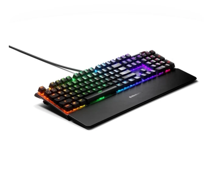 SteelSeries Apex 5 herní klávesnice, US layout, drátová, černá SteelSeries Apex 5 herní klávesnice Hybridní modré mechanické herní spínače s garancí 20 milionů stisků, inteligentní OLED displej SteelSeries Apex 5 herní klávesnice, US layout, drátová, černá SteelSeries Apex 5 herní klávesnice Hybridní modré mechanické herní spínače s garancí 20 milionů stisků, inteligentní OLED displej