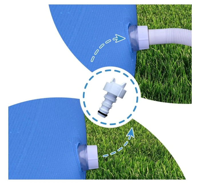 ROZŠIŘITELNÝ BAZÉN S NAFUKOVACÍM LÍMCEM 240X63CM 17792