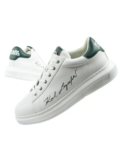 pánské tenisky model 22056007 z přírodní kůže bílé - Karl Lagerfeld