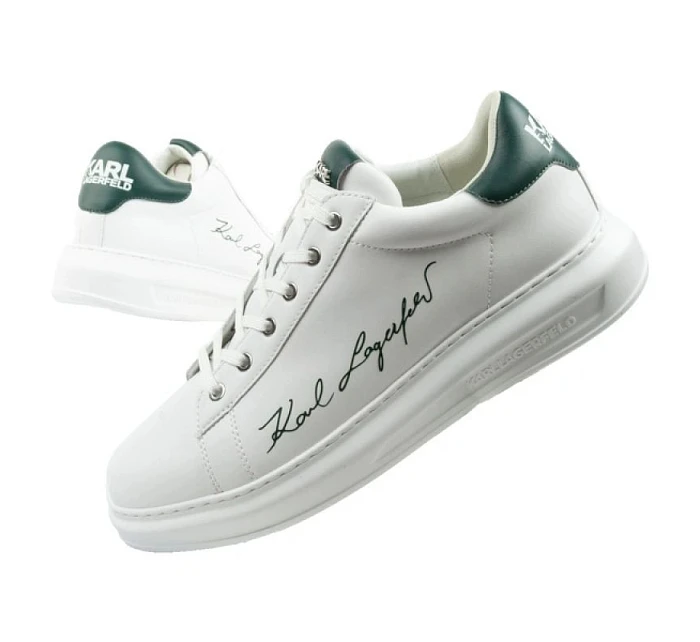 pánské tenisky model 22056007 z přírodní kůže bílé - Karl Lagerfeld