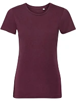 Dámské tričko Pure Organic 10. burgundy model 22464522 - Russell Athletic Dámské tričko Pure Organic 10. burgundy model 22464522 - Russell Athletic