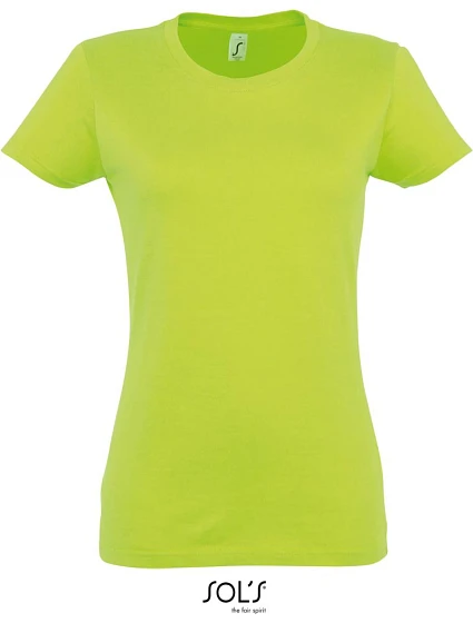 SOL'S Imperial Women Dámské tričko z těžké bavlny 25.1502 apple green SOL'S Imperial Women Dámské tričko z těžké bavlny 25.1502 apple green