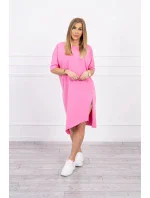 Sukienka oversize jasno różowa Sukienka oversize jasno różowa