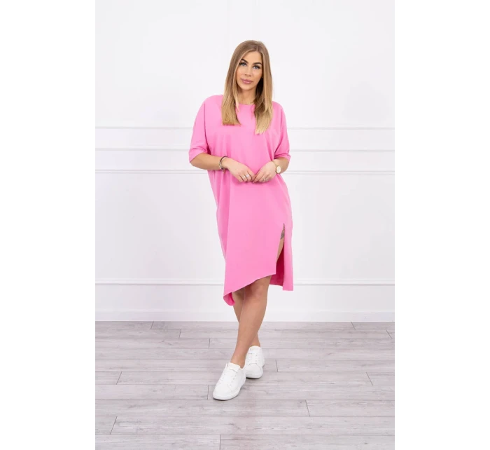 Sukienka oversize jasno różowa Sukienka oversize jasno różowa