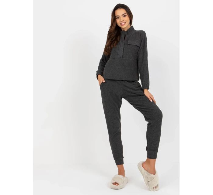 Pyžamo BR PI 9124 tmavě šedé