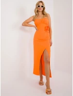 DHJ SK 18992 šaty.62 oranžová DHJ SK 18992 šaty.62 oranžová