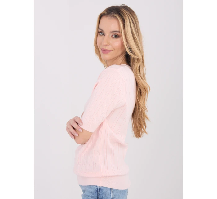 Sweter PM SW B model 21821376 jasny różowy - FPrice