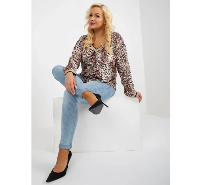 Halenka RV BZ 8338.39P černá a béžová