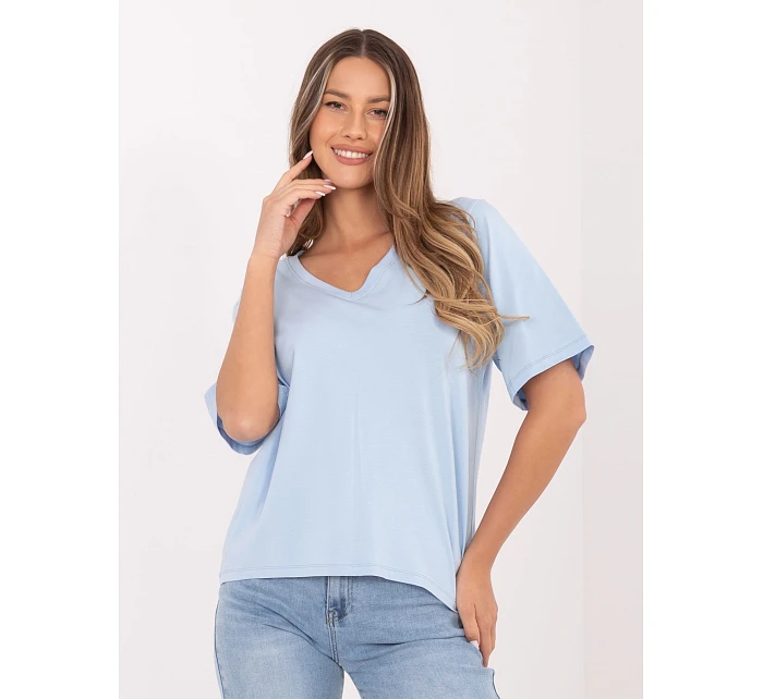 T shirt RV BZ model 22074559 jasny niebieski - FPrice T shirt RV BZ model 22074559 jasny niebieski - FPrice