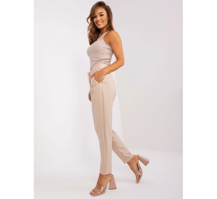 TW SP OB067 kalhoty.41P béžová