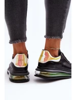 Dámské kožené tenisky GOE Black Dámské kožené tenisky GOE Black