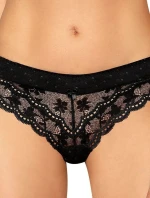 Dámská tanga Lagerta black - ROZA