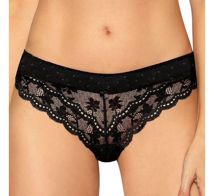 Dámská tanga model 18983021 black - Roza Dámská tanga model 18983021 black - Roza