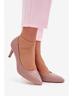 Fialové eko kožené lodičky Sergio Leone