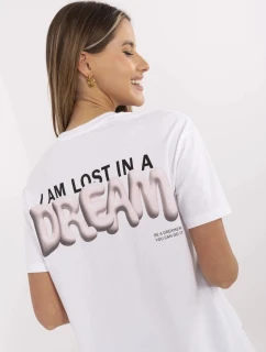 Tričko D12022AC02705A bílé a růžové