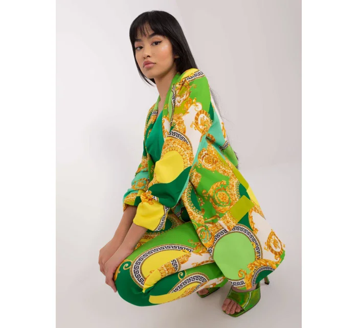 Marynarka DHJ MA jasny zielony model 20087921 - FPrice Marynarka DHJ MA jasny zielony model 20087921 - FPrice