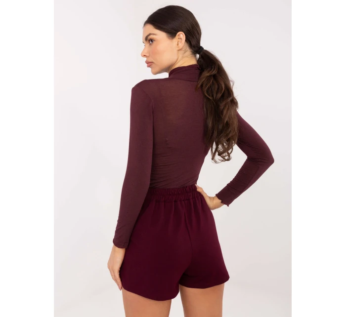 Szorty IT SN model 21789085 bordowy - FPrice