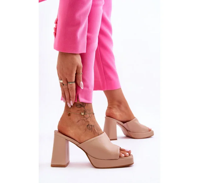 Pantofle model 181070 Step in style Pantofle model 181070 Step in style