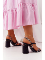 Sandály na podpatku  model 182335 Step in style