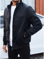 FashionStreet pánská tmavě modrá přechodná bunda TX5034 FashionStreet pánská tmavě modrá přechodná bunda TX5034