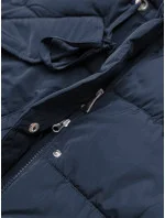 DŁUGA KURTKA ZIMOWA Z  GRANATOWA model 21243013 - Ann Gissy