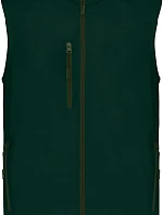 Kariban K 403 Pánská 3-vrstvá softshellová vesta 20.K403 bottle green