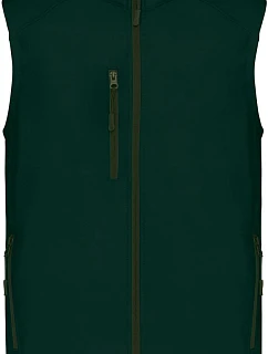 K 403 Pánská 3vrstvá softshellová vesta model 22508879 bottle green - Kariban