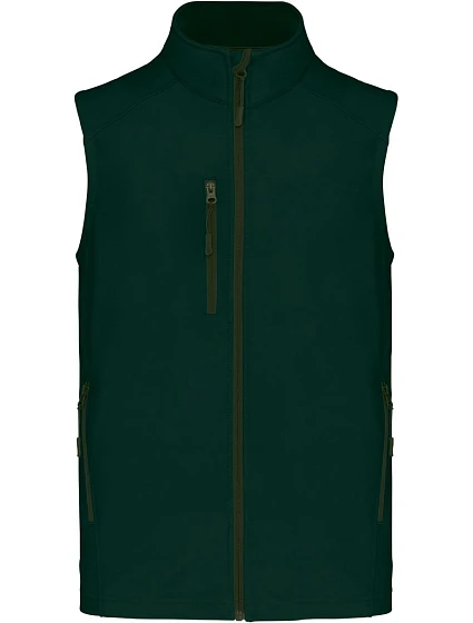 Kariban K 403 Pánská 3-vrstvá softshellová vesta 20.K403 bottle green Kariban K 403 Pánská 3-vrstvá softshellová vesta 20.K403 bottle green